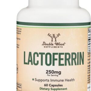 DOUBLE WOOD Lactoferrin Bioferrin Immune Support 250mg 60 Caps