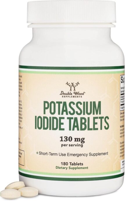 DOUBLE WOOD Potassium Iodide 130mg 180 Tablet