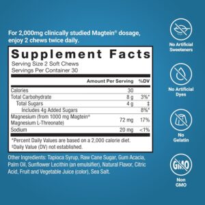 Force Factor Ultimate Magtein Magnesium(Magnezyum) L-Threonate Cognitive Function Focus Memory 60