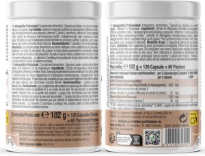 Weider Ashwagandha Professional 120 capsules Ashwaghandha KSM-66 60 servings - Görsel 3