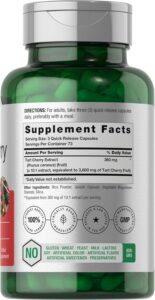Horbäach Tart Cherry Extract 3600mg 220 Caps - Görsel 3