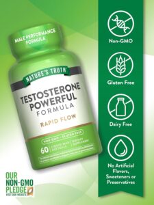 Nature's Truth, Testo Powerful Longjack Tongkat Ali+Tribulus+Fenugreek+Dım+İndole 60 Liquid Max Softgels - Görsel 3