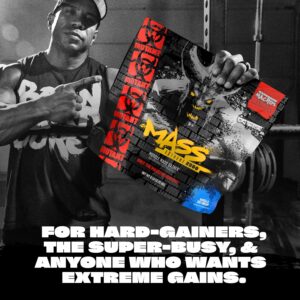 Mutant Mass Extreme Gainer – Whey Protein Powder – Build Muscle Size and Strength – High Density Clean Calories - Görsel 4