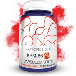 Nootropics Depot KSM66 Ashwagandha Capsules 300mg 90 Caps