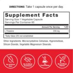 FORCE FACTOR Extra Strength L-Theanine Stress Relief, and Supporting Calm Relaxation 200mg 60 Veg - Görsel 5