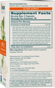 Himalaya MindCare Nootropic Herbal Brain for Memory and Focus Bacopa Ashwagandha 60 Caps - Görsel 5