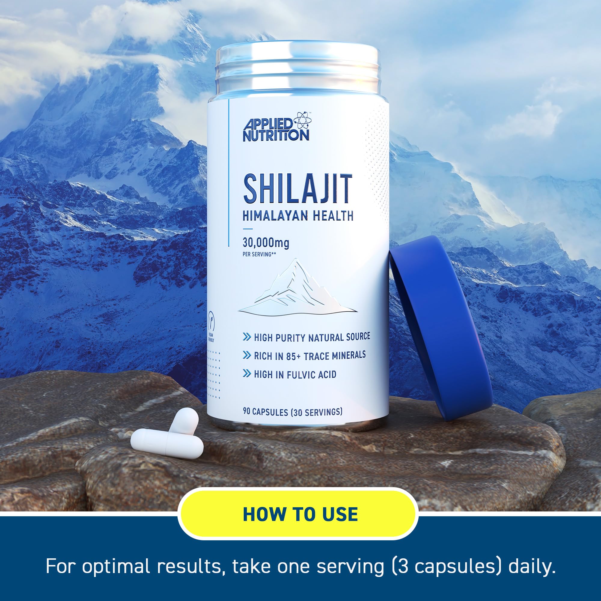 Applied Nutrition Shilajit 90 caps - Görsel 3