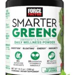 Force Factor Smarter Greens Detox Daily Gut Health Digestion 125 Million CFUs of Probiotics