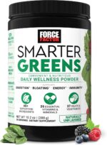 Force Factor Smarter Greens Detox Daily Gut Health Digestion 125 Million CFUs of Probiotics