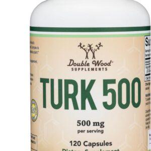 Double Wood Turkesterone  for Men's Health Support 500mg, 120 Caps