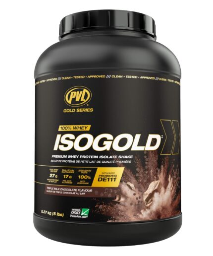 PVL ISOGOLD Grass Fed Premium Isolate 100% Whey Protein 2,27 Kg - KANADA PREMIUM
