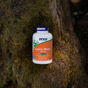 NOW Foods, Lion's Mane (Aslan yelesi mantarı) 500 mg, 60 Veggie Capsules - Görsel 2