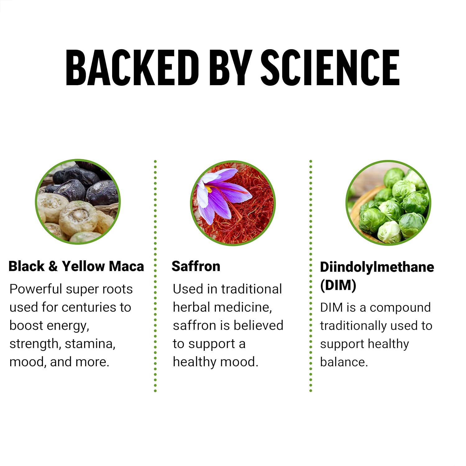 Force Factor Perfect Maca DIM+Saffron+Black Maca Antioxidants 60 Soft Chews - Görsel 4