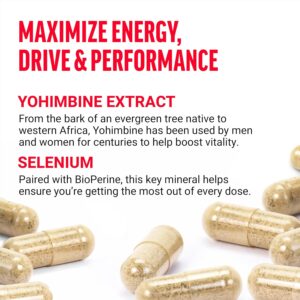 Force Factor Yohimbine 6 mg 30 Caps - Görsel 3