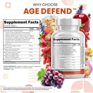 Clean Nutraceuticals Fisetin Quercetin Resveratrol Spermidine - Longevity with NAD Berberine Apigenin Anti Aging Cellular Health Support Caps 60 - Görsel 4