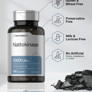 Horbäach Nattokinase 4000 FU | 150 Capsules