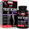 Force Factor Test X180 PM Testo Booster for Men Sleep and Recovery - 120 Caps