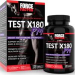 Force Factor Test X180 PM Testo Booster for Men Sleep and Recovery - 120 Caps