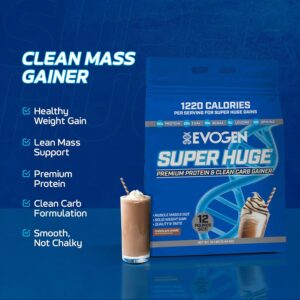 Evogen Super Huge Mass Gainer Protein High Calorie Weight Gainer  Carbs & Nutrients Strength 5,4 Kg - Görsel 2