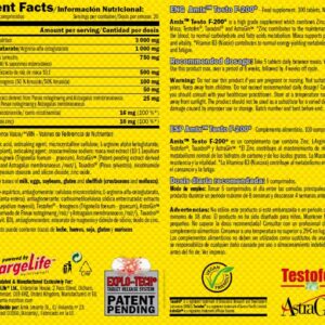 AMIX Test Booster F-200-100 Tab- Daa+Testofen+Tribulus Provides Strength Energy Immune System
