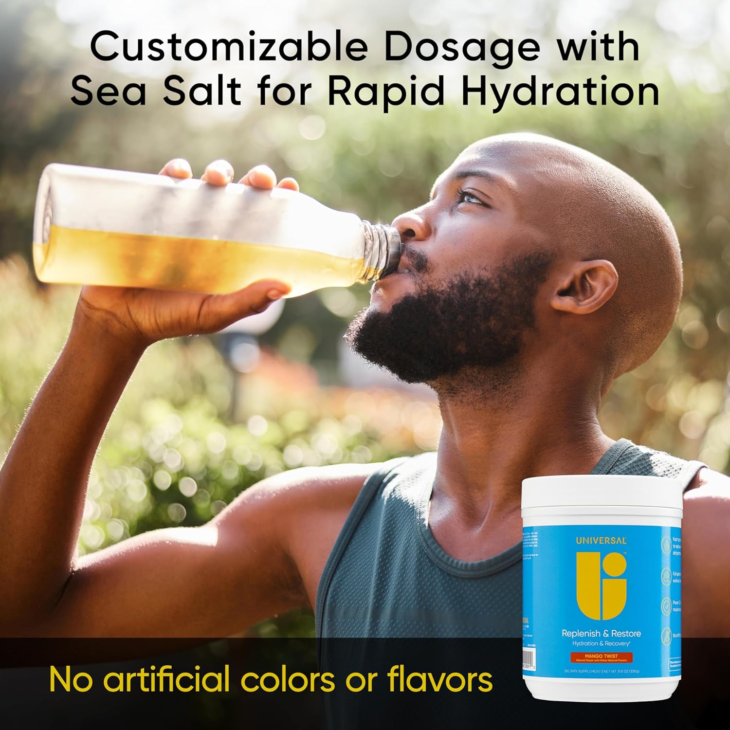 Universal Replenish & Restore Amino Electrolytes & Hydration Lysine, Glutamine, Tryptophan 330 g - Görsel 3