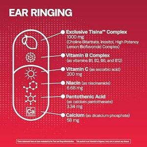 Lipo Flavonoid Ear Ringing Pantothenic Acid + Niacin+İnositol 150 Caps (Kulak çınlaması) - Görsel 2