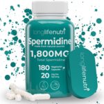 LongLifeNutri Spermidine Cellular Health & Brain 20mg 180 Veg Caps