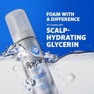 Rogaine Men's Rogaine 5% Minoxidil Foam for Hair Regrowth Topical Hair Loss Treatment for Men to Regrow Fuller Thicker Hair Unscented Minoxidil Topical Aerosol - Görsel 2