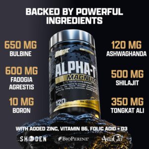 Nutrex Research Alpha-T Magnum Testosterone Support for Men