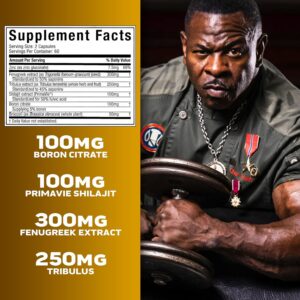 MuscleTech Alpha Test Testo booster Tribulus  Fenugreek Shilajit 120 Capsules - Görsel 3