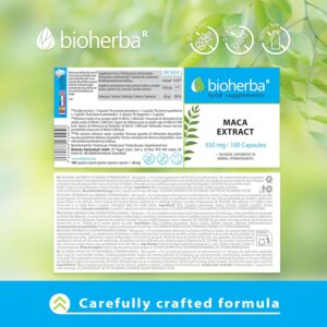 Bioherba Maca(Matcha tozu) extract+Selenium(Selenyum) 350 mg 100 caps - Görsel 2