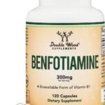 Double Wood Benfotiamine 300mg Thiamine B1 Levels More Absorbable Than Thiamine 120 Caps
