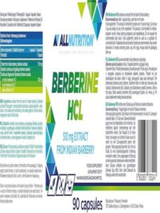 Allnutrition Berberine Hcl Plus Glucose Support 90 Caps - Görsel 2