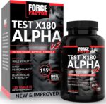 Force Factor Test X180 Alpha v2 L-Citrulline Black Maca Horny Goat Longjack Tongkat Ali - 120 Tablet