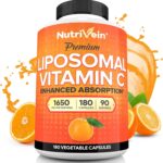 Nutrivein Liposomal Vitamin C 1650mg Defenses & Overall Well-Being- 180 Caps