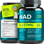 Artnaturals NAD+ 8457mg Extra Strength NMN Alternative Liposomal Urolithin A Apigenin Resveratrol 60 Caps
