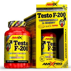 AMIX Test Booster F-200-100 Tab- Daa+Testofen+Tribulus Provides Strength Energy Immune System