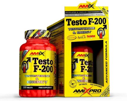 AMIX Test Booster F-200-100 Tab- Daa+Testofen+Tribulus Provides Strength Energy Immune System