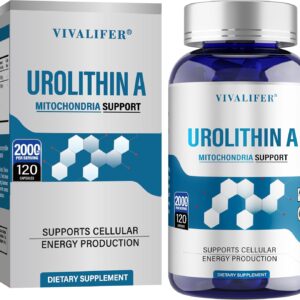 VIVALIFER Urolithin A 2000 MG Antioxidant Promoting Healthy Aging  Mitochondrial Health Repair 120