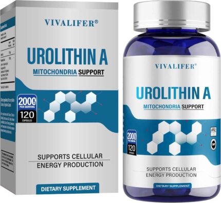 VIVALIFER Urolithin A 2000 MG Antioxidant Promoting Healthy Aging Mitochondrial Health Repair 120