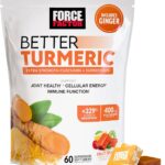 Force Factor Better Turmeric 400mg with Black Pepper & Ginger 60 Turmeric Chews