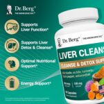 Dr. Berg Liver Cleanse Detox Milk Thistle Ox Bile & Folate Liver Turmeric Choline 60 Caps - Görsel 3