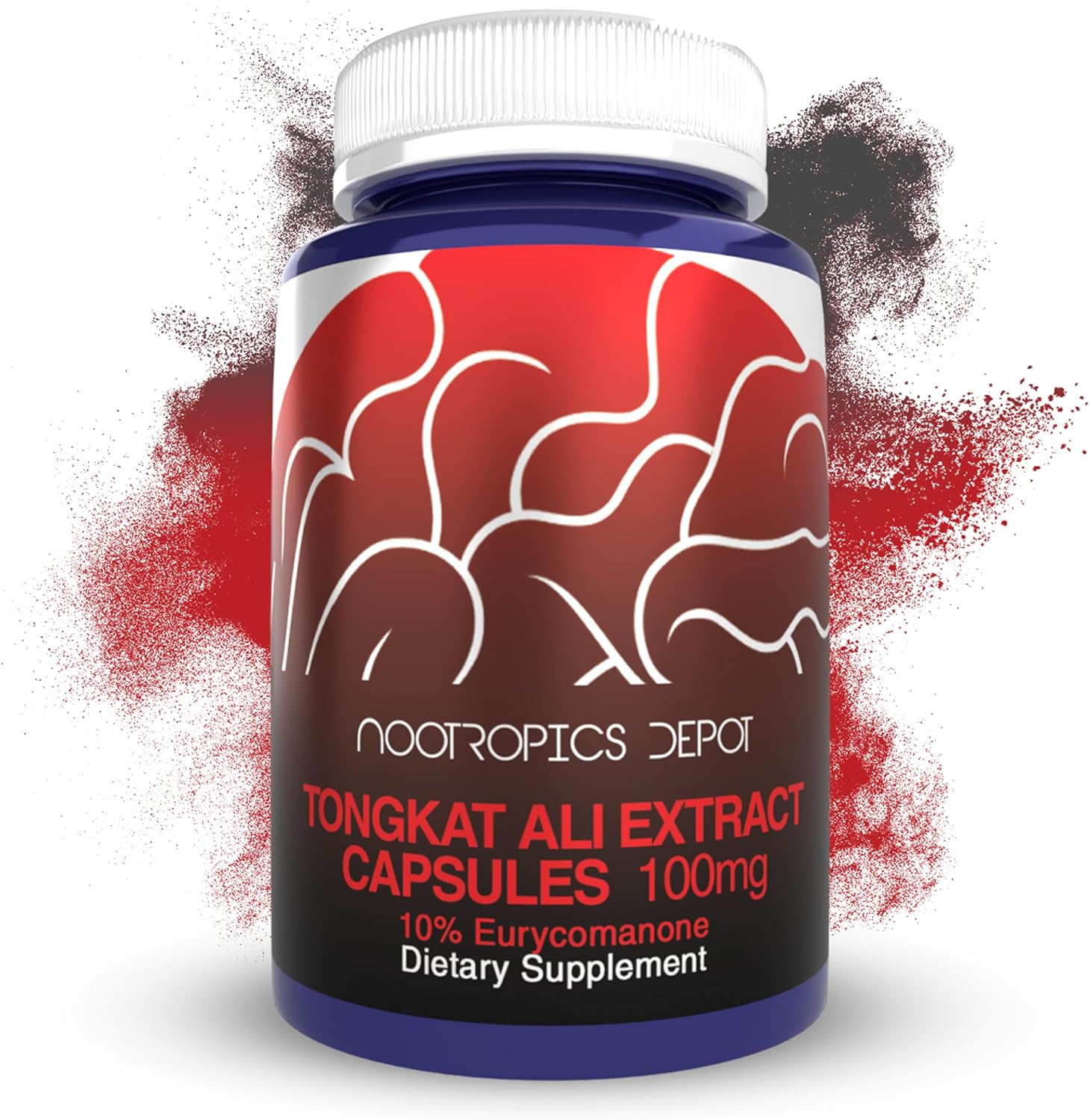 Nootropics Depot Tongkat Ali Extract longifolia 100mg 60 Caps