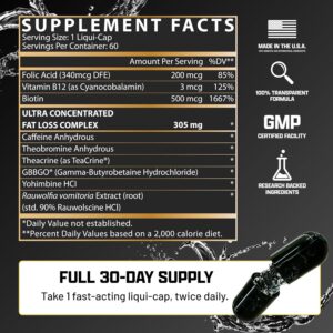Nutrex Lipo 6 Hers Ultra Fat Burner Concentrate 60 Capsules - Görsel 3