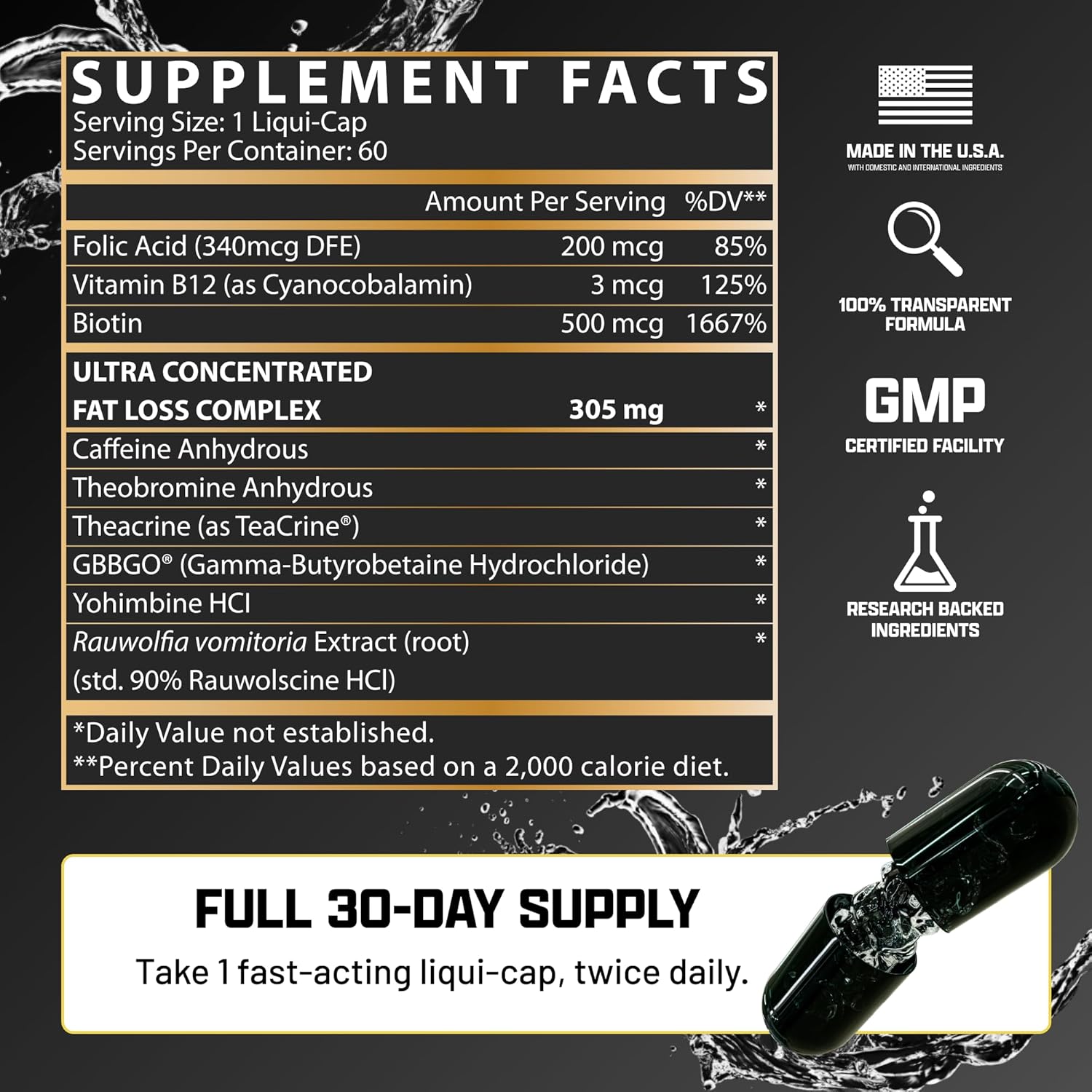 Nutrex Lipo 6 Hers Ultra Fat Burner Concentrate 60 Capsules - Görsel 3