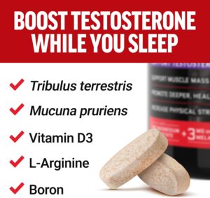 Force Factor Test X180 PM Testo Booster for Men Sleep and Recovery - 120 Caps - Görsel 4