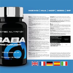 Scitec GABA 1000 mg (70 caps) - Görsel 2