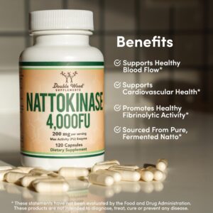 DOUBLE WOOD Nattokinase 120 Caps - Görsel 2