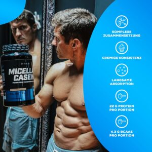 BioTechUSA Micellar Casein Kazein Protein Powder 2,27 Kg - Görsel 3