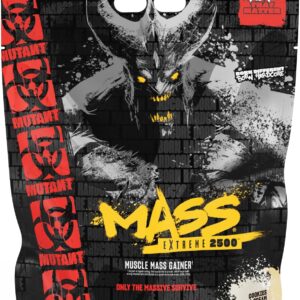 Mutant Mass Extreme Gainer – Whey Protein Powder – Build Muscle Size and Strength – High Density Clean Calories